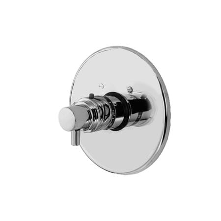 Newport Brass 3/4" Round Thermostatic Trim Plate With Handle in Polished Nickel 3-1504TR-15